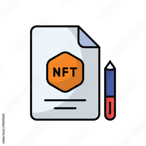 Smart Contract vector icon