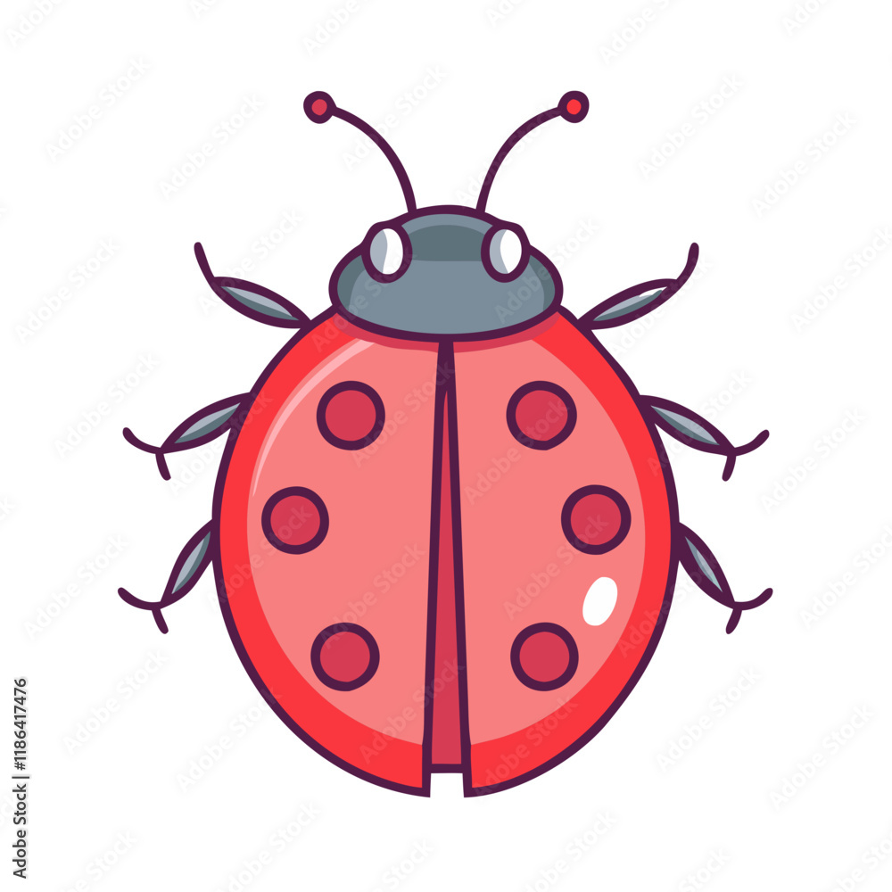 ladybug vector icon, spring vector illustration - simple illustration of ladybug perfect for logos, and spring -themed designs. ladybug vector icon, spring vector illustration - simple illustration of ladybug perfect for logos, and spring -themed designs.