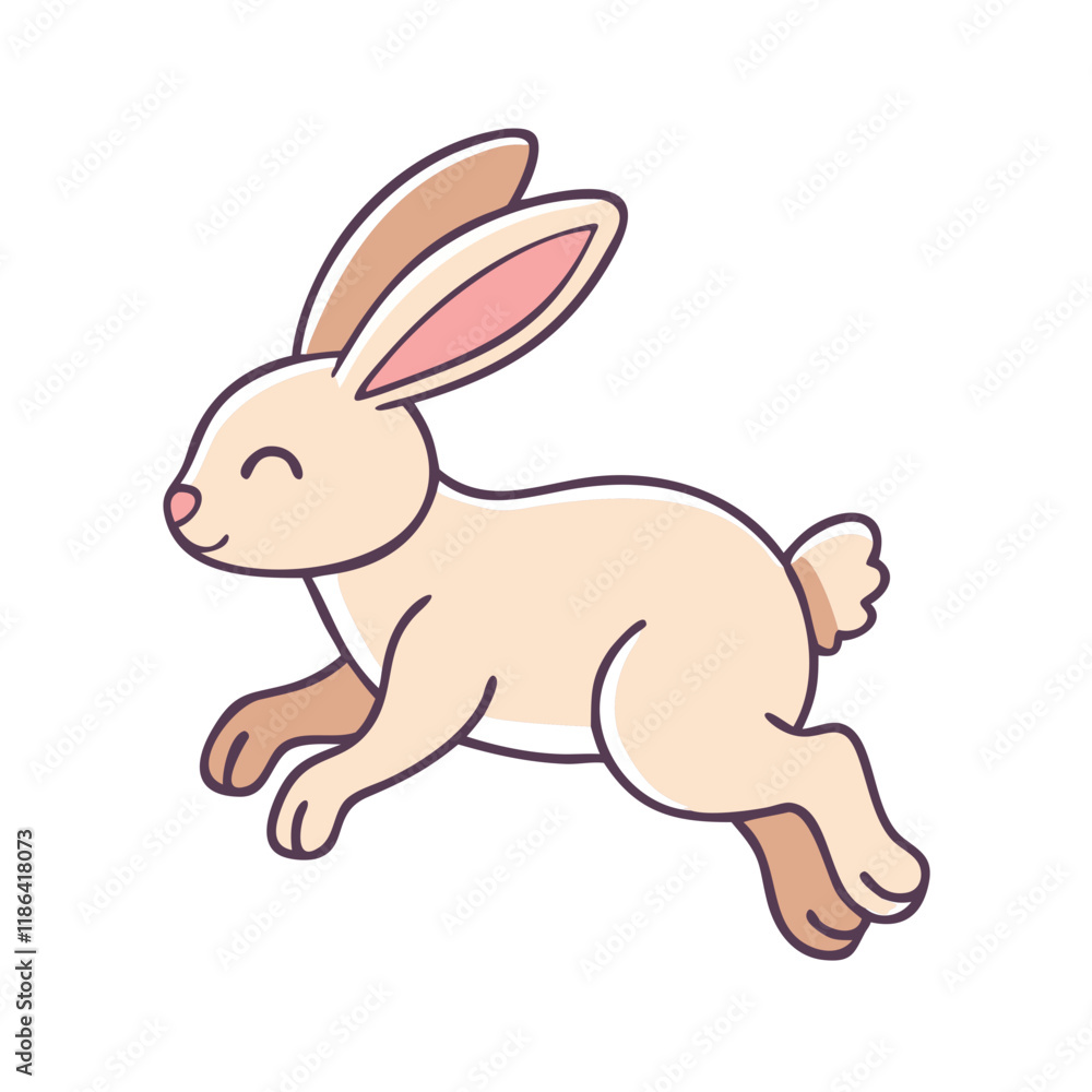 rabbit hopping vector icon, spring vector illustration - simple illustration of rabbit hopping perfect for logos, and spring -themed designs. rabbit hopping vector icon, spring vector illustration - simple illustration of rabbit hopping perfect for logos, and spring -themed designs.