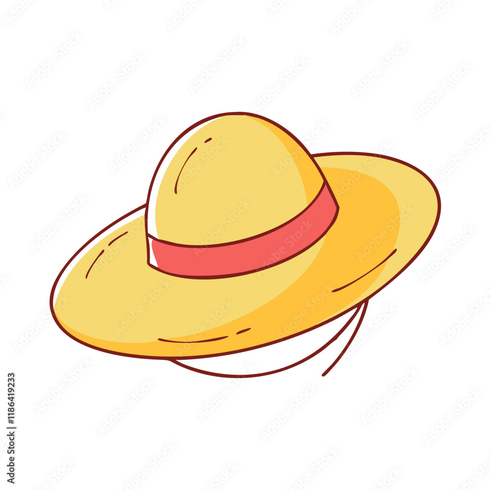 straw hat vector icon, spring vector illustration - simple illustration of straw hat perfect for logos, and spring -themed designs. straw hat vector icon, spring vector illustration - simple illustration of straw hat perfect for logos, and spring -themed designs.