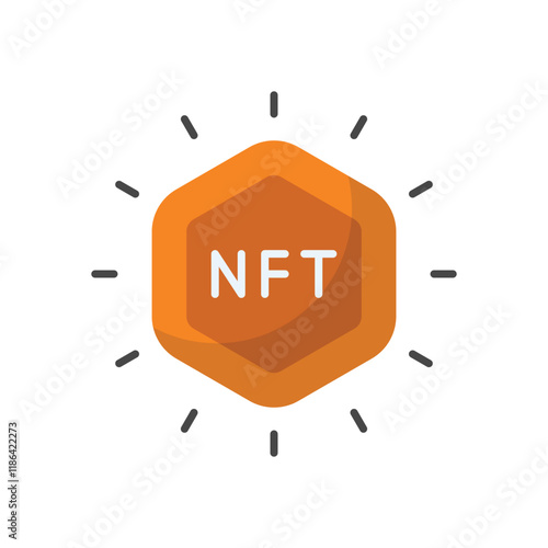Nft Effect vector icon