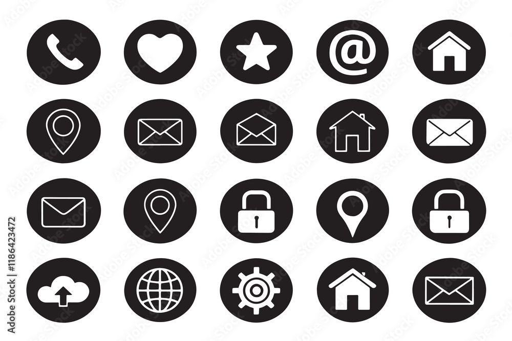 call icon, email icon, house icon, messaging icon, phone icon, contact icon call icon, email icon, house icon, messaging icon, phone icon, contact icon