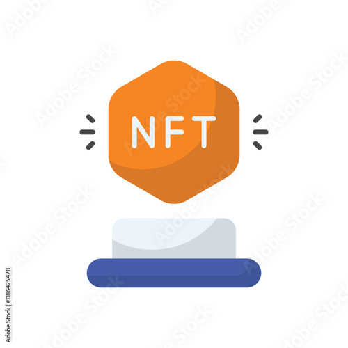 Nft vector icon