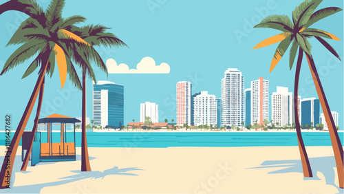 Miami Beach Vibes- Iconic Coastal Views