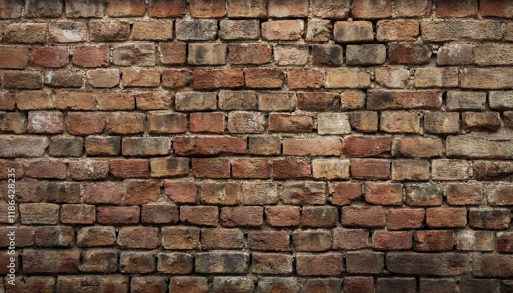 Old wall background with stained aged bricks Old wall background with stained aged bricks