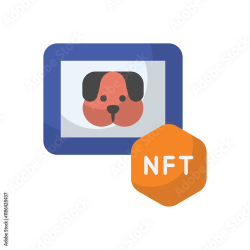 Nft Art vector icon