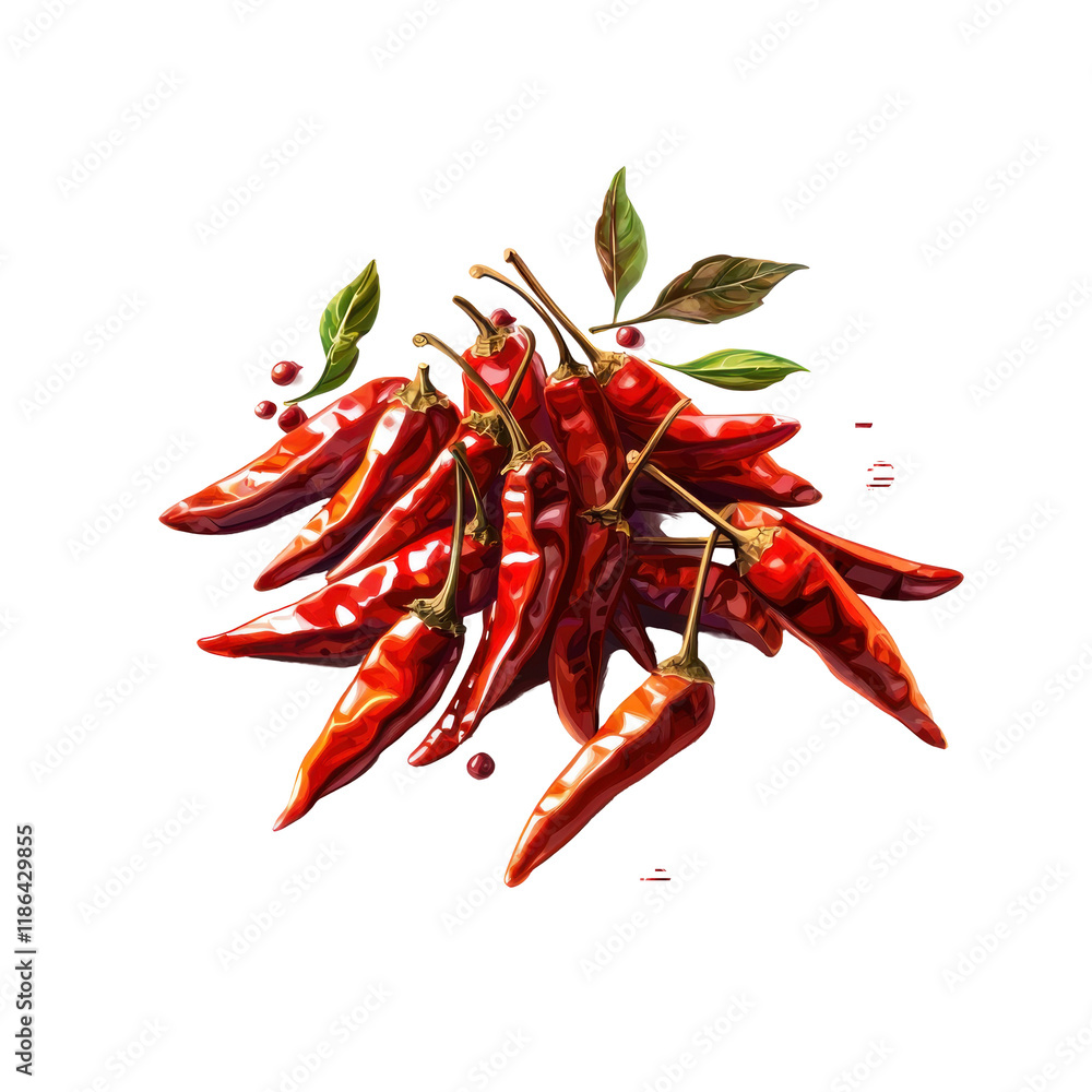 Fresh Red Paprika Isolated on Clean transparent background in Photorealistic Style for Culinary Design and Decoration Fresh Red Paprika Isolated on Clean transparent background in Photorealistic Style for Culinary Design and Decoration