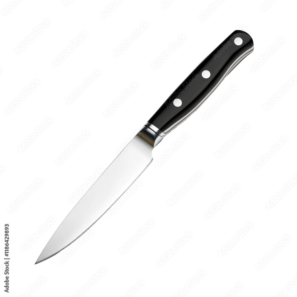 High-quality Paring Knife Isolated on a Clean transparent background for Culinary and Kitchen Use High-quality Paring Knife Isolated on a Clean transparent background for Culinary and Kitchen Use