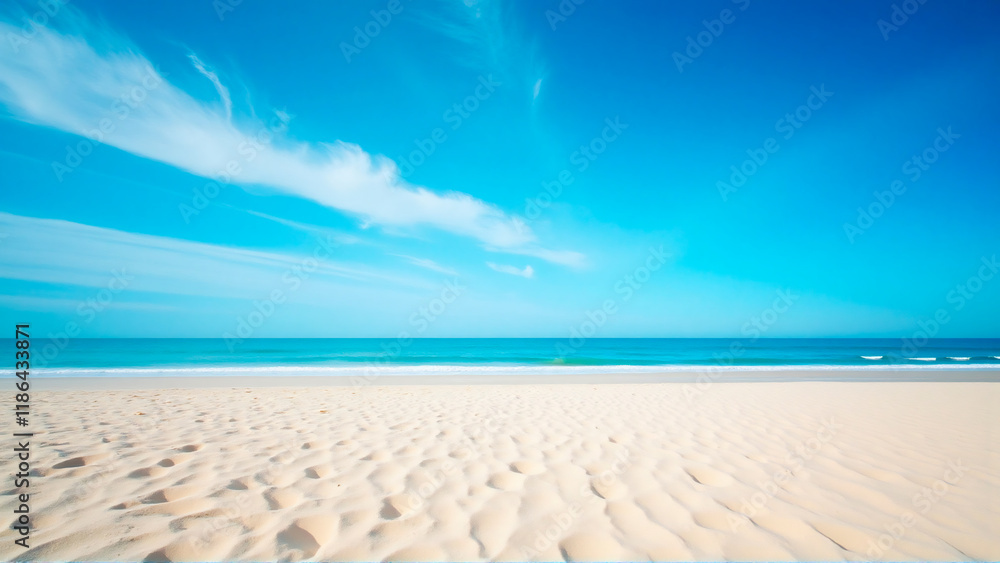 Fototapeta premium sand beach and sea