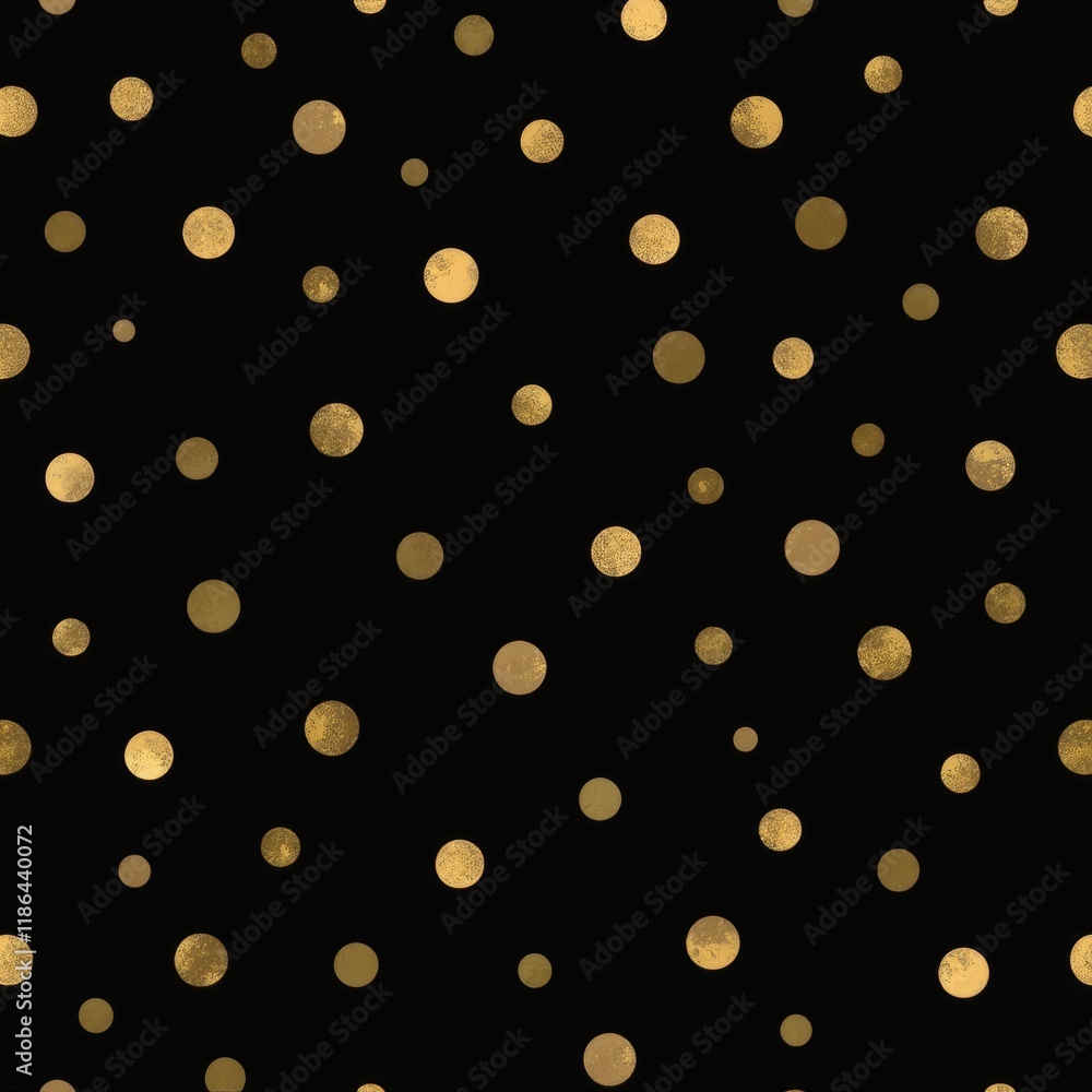 Elegant Gold Polka Dot Pattern Elegant Gold Polka Dot Pattern