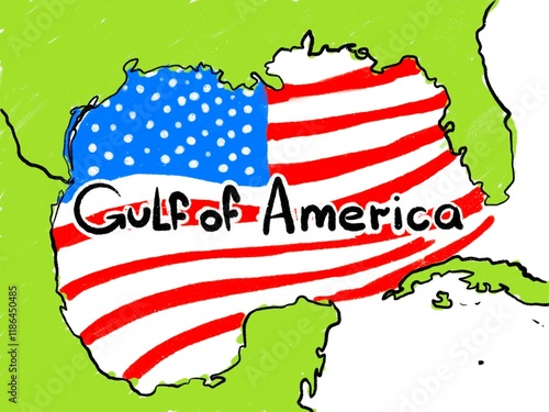 Obraz na plátně Gulf of America