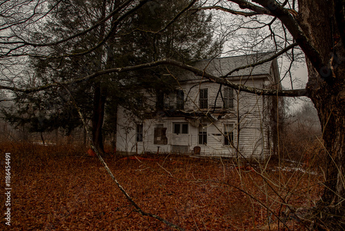 Abandoned house in the Delaware Water Gap National Recreation Area photo