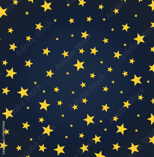 Dark background with stars