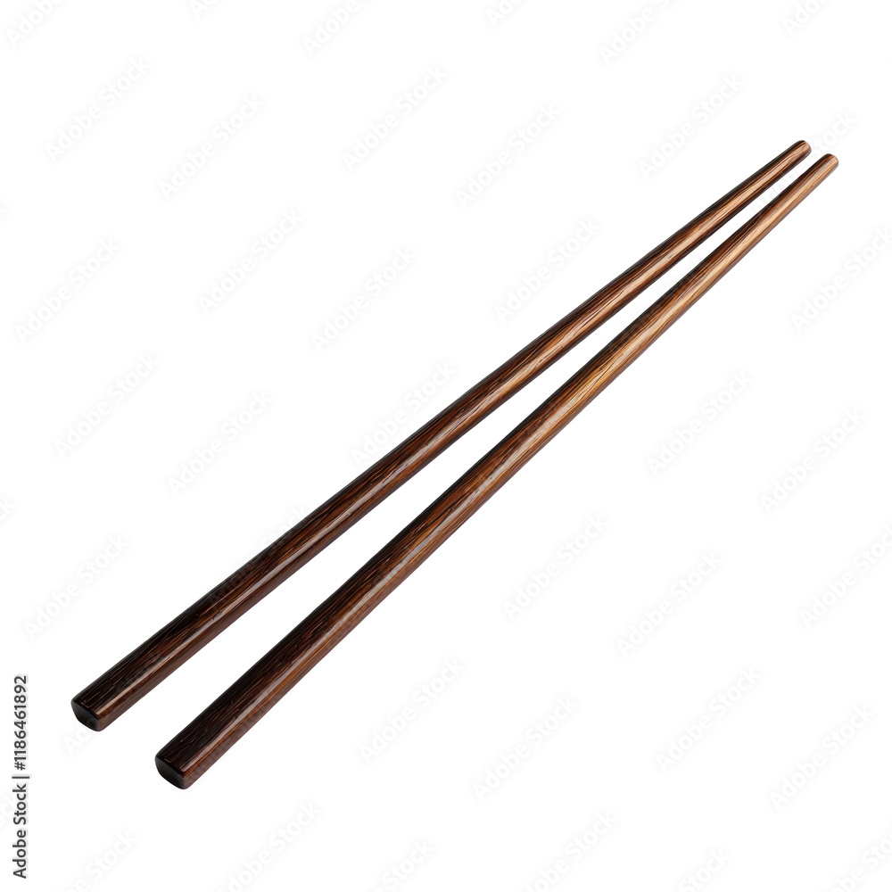 Photorealistic Isolated Chopsticks on Clean transparent background for Culinary and Dining Use Photorealistic Isolated Chopsticks on Clean transparent background for Culinary and Dining Use
