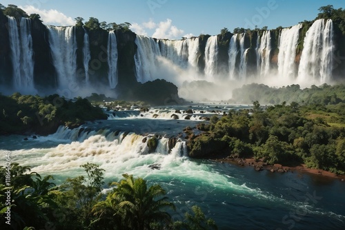 Stunning waterfall Argentina
