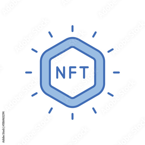 Nft Effect vector icon