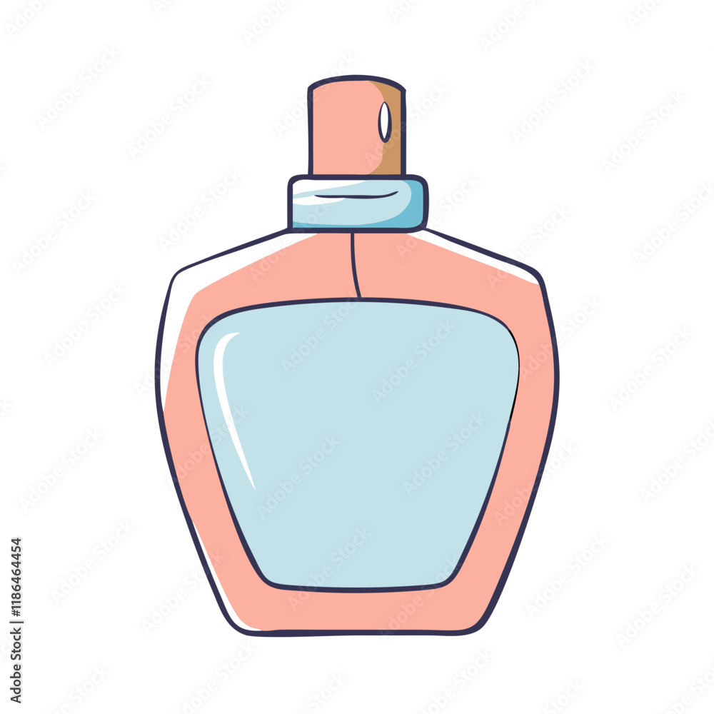 Obraz premium mom s perfume bottle vector icon, mother’s day vector illustration - simple illustration of mom s perfume bottle perfect for logos, and mother’s day -themed designs.
