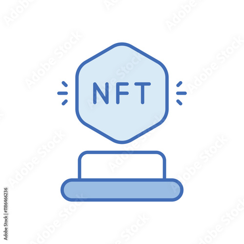 Nft vector icon