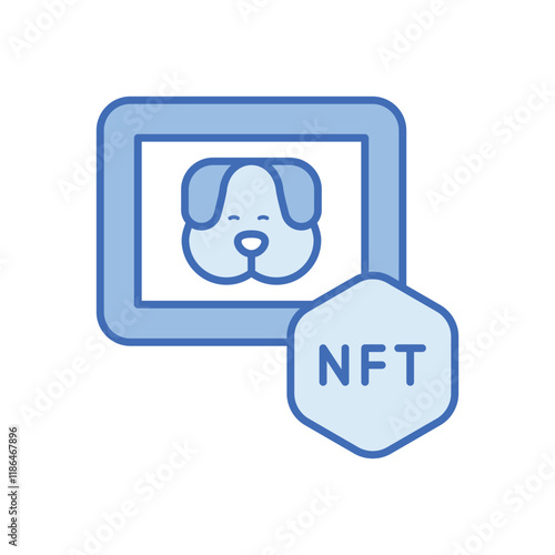 Nft Art vector icon