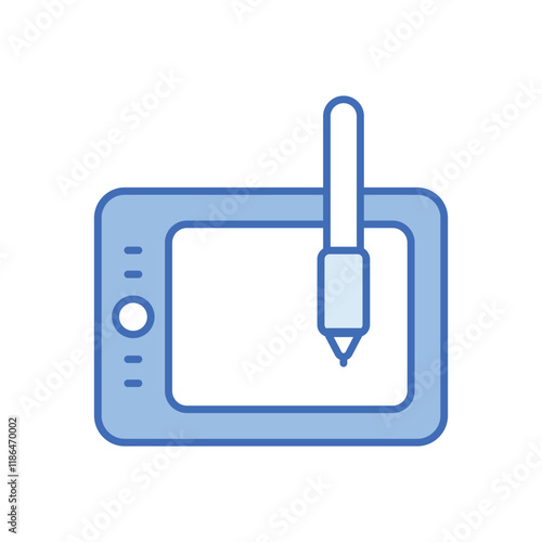 Digital Art vector icon