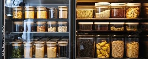 Neatly Organized Food Stora...
