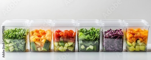 Transparent Containers with...