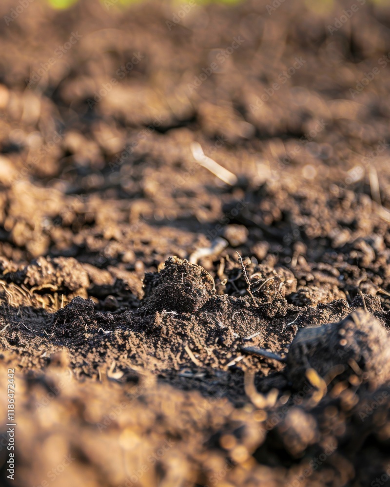Close Up of Dark Brown Soil Texture Rich Earth Ground Photography Close Up of Dark Brown Soil Texture Rich Earth Ground Photography