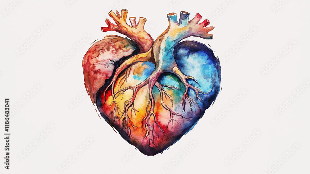 Naklejka premium Valentines Day Abstract Background Banner with Red Hearts and Romantic Love Concept