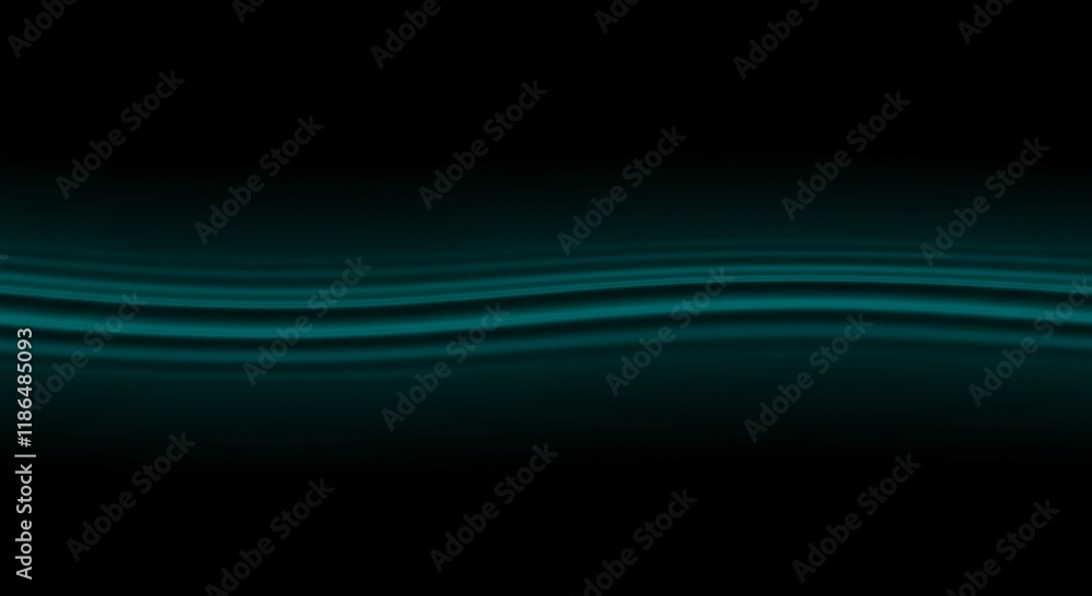Obraz premium Abstract Teal Wave Background Dark Blue Swirls Smooth Texture