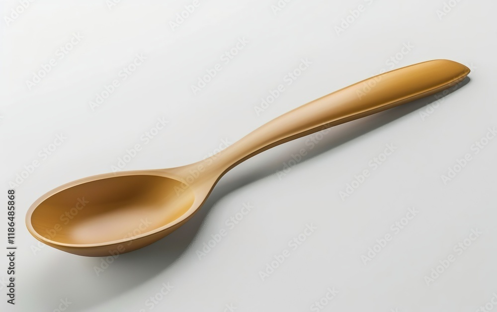 Biodegradable spoons mockup isolated on white background. Compostable, eco friendly materials concept, conscious, sustainable, organic, natural, green, renewable, environmentally safe, decomposable Biodegradable spoons mockup isolated on white background. Compostable, eco friendly materials concept, conscious, sustainable, organic, natural, green, renewable, environmentally safe, decomposable
