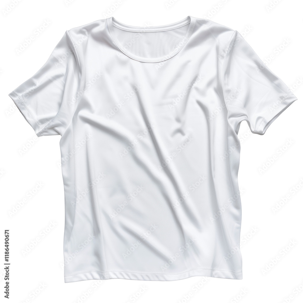 Clean and Isolated White Undershirt on a Plain Background for Versatile Use in Photography and Design Clean and Isolated White Undershirt on a Plain Background for Versatile Use in Photography and Design