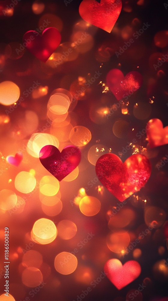 Soft glowing heart-shaped lights blending into a faded blush backdrop, creating a gentle romantic mood, book illustration style Soft glowing heart-shaped lights blending into a faded blush backdrop, creating a gentle romantic mood, book illustration style