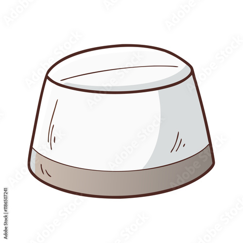 men s traditional cap kufi vector icon, eid al-fitr vector illustration - simple illustration of men s traditional cap kufi perfect for logos, and eid al-fitr-themed designs.