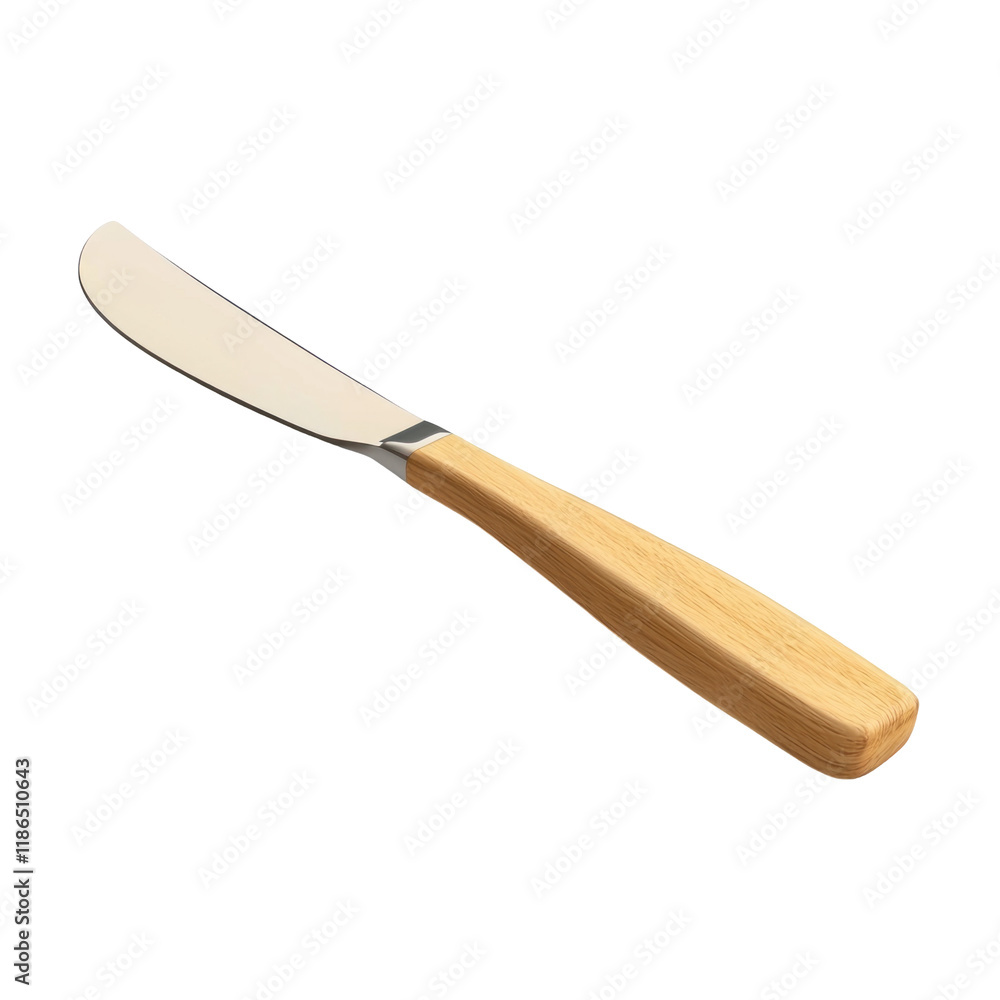 Butter Knife on Clean transparent background Isolated for Food Photography and Culinary Themes Butter Knife on Clean transparent background Isolated for Food Photography and Culinary Themes