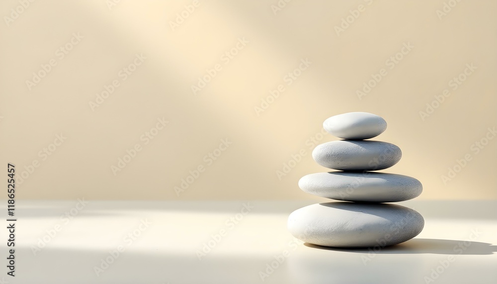 zen, stones, stacked, smooth, stone, surface, natural, sunlight, soft, illuminated, beige, background, plain, balance, harmony, calm, minimalist, serene, tranquil, meditative, peaceful, nature zen, stones, stacked, smooth, stone, surface, natural, sunlight, soft, illuminated, beige, background, plain, balance, harmony, calm, minimalist, serene, tranquil, meditative, peaceful, nature