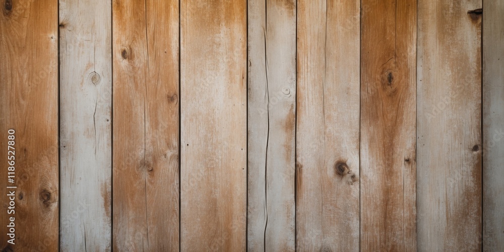 Fototapeta premium Rustic Barn Wood Background Texture in Weathered Brown Tones