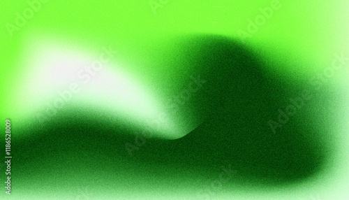 Green abstract gradinet background with noise