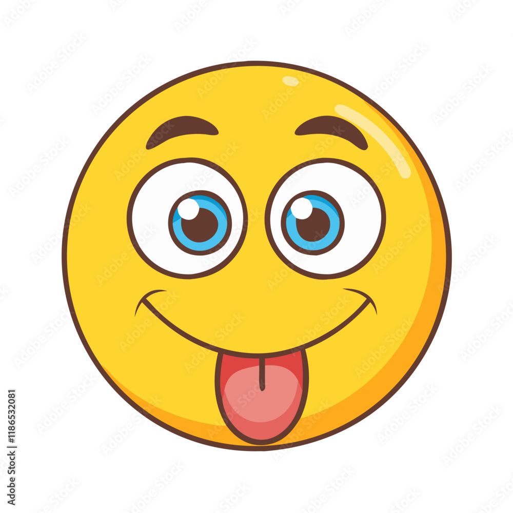 silly face emoji vector icon, fools’ day vector illustration - simple illustration of silly face emoji perfect for logos, and fools’ day-themed designs. silly face emoji vector icon, fools’ day vector illustration - simple illustration of silly face emoji perfect for logos, and fools’ day-themed designs.