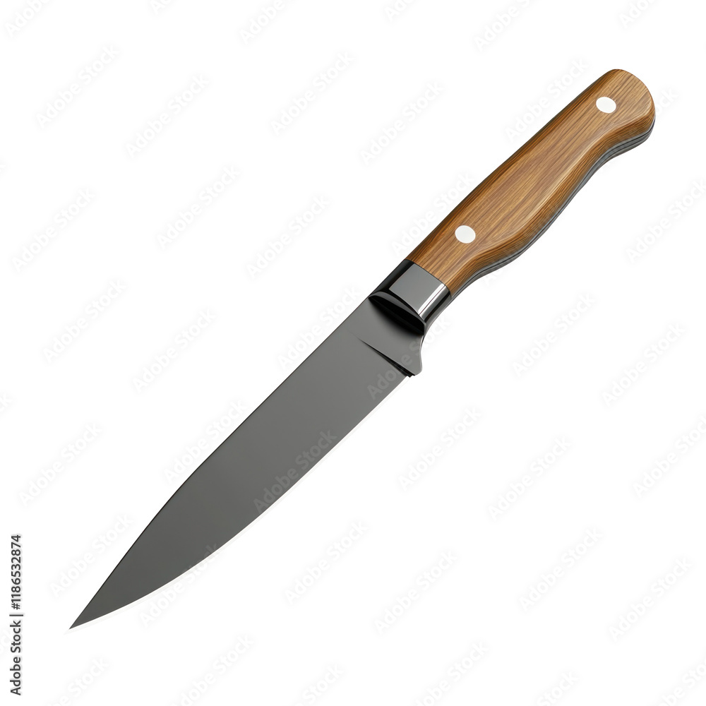 Isolated Serrated Knife with Clean transparent background for Culinary, Kitchen, and Food Photography Use Isolated Serrated Knife with Clean transparent background for Culinary, Kitchen, and Food Photography Use