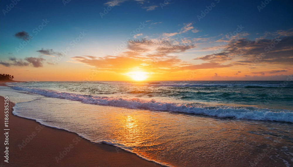 beautiful florida beach at sunset beautiful florida beach at sunset