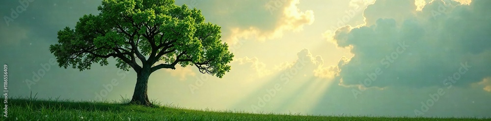 tree suspended in mid-air with leaves rustling, atmospheric, nature, stillness tree suspended in mid-air with leaves rustling, atmospheric, nature, stillness
