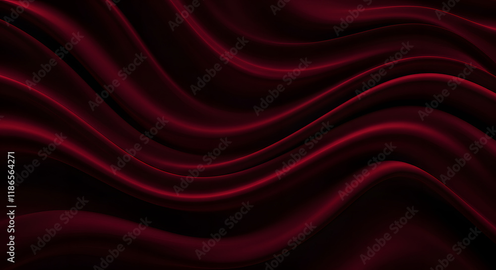Obraz premium A striking red and purple textile contrasts beautifully with a dark background, emphasizing its vivid hues and design.
