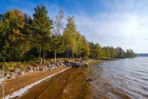 Wallpaper Mural Landscape around Bellen lake in Sweden Torontodigital.ca