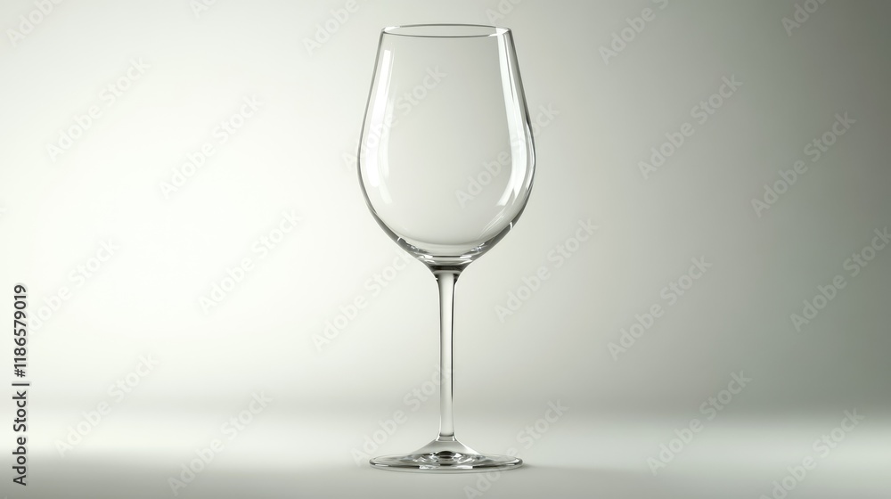 Elegant empty wine glass on a minimalist background ideal for party or celebration designs and promotional materials. Elegant empty wine glass on a minimalist background ideal for party or celebration designs and promotional materials.