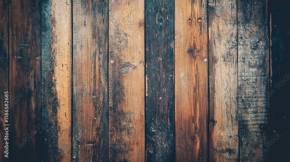 Rustic wooden panel texture featuring a mix of dark and light hardwoods ideal for backgrounds and design projects. Rustic wooden panel texture featuring a mix of dark and light hardwoods ideal for backgrounds and design projects.