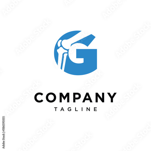 Letter G Orthopedic Logo Icon Vector