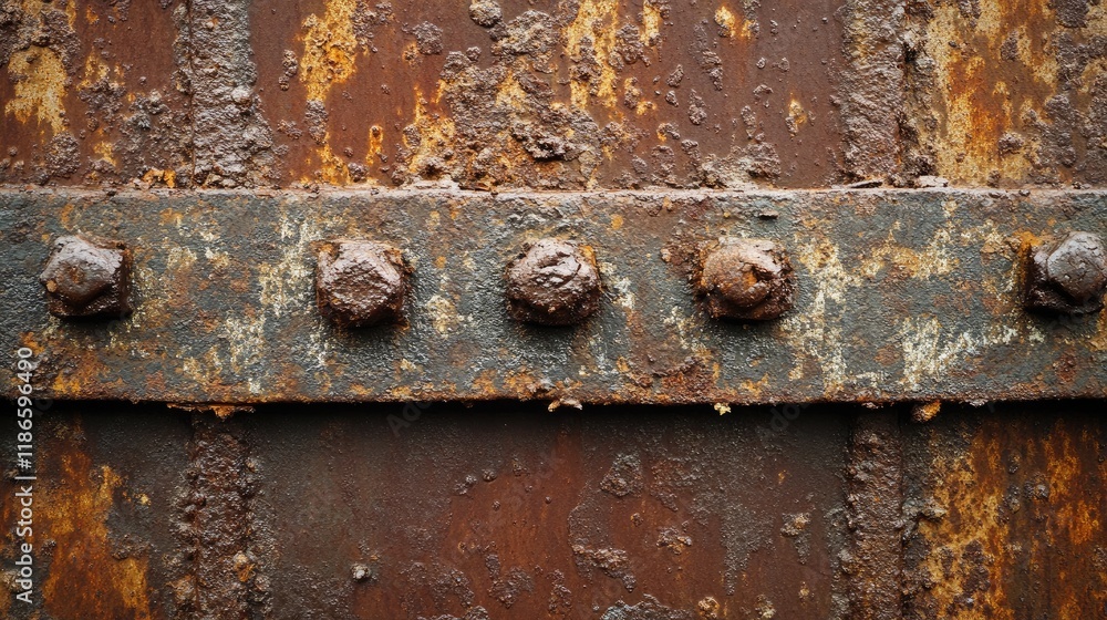 Corroded Iron Frame with Rusty Texture Ideal for Illustrating Metal Deterioration and Industrial Aesthetics Corroded Iron Frame with Rusty Texture Ideal for Illustrating Metal Deterioration and Industrial Aesthetics
