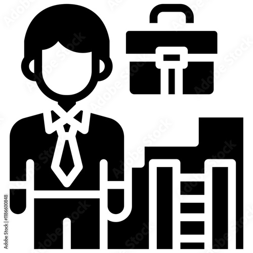 Career Development glyph icon