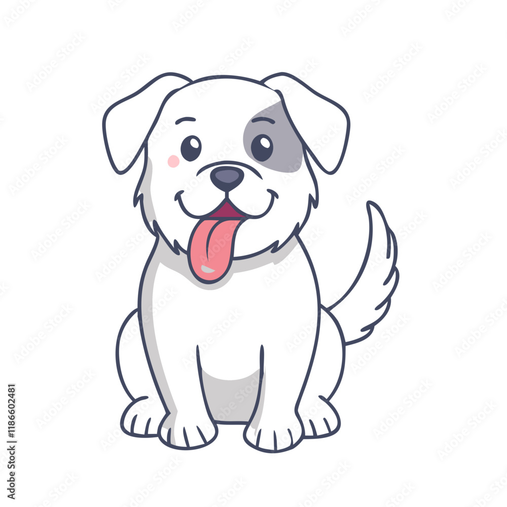 dog tongue out vector icon, pet day vector illustration - simple illustration of dog tongue out perfect for logos, and pet day-themed designs. dog tongue out vector icon, pet day vector illustration - simple illustration of dog tongue out perfect for logos, and pet day-themed designs.