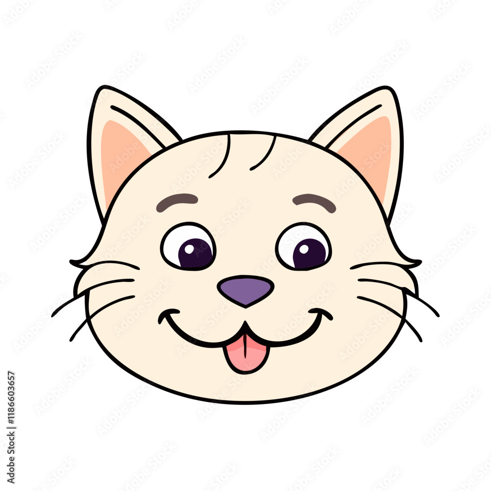 kitten face vector icon, pet day vector illustration - simple illustration of kitten face perfect for logos, and pet day-themed designs. kitten face vector icon, pet day vector illustration - simple illustration of kitten face perfect for logos, and pet day-themed designs.